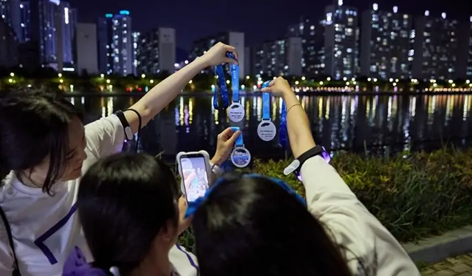 2025 Busan Night Walk 16K at APEC Naru Park (Aug 23)