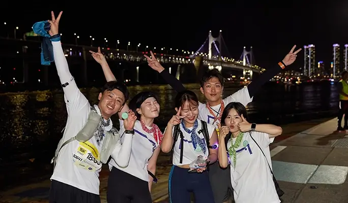 2025 Busan Night Walk 16K at APEC Naru Park (Aug 23)