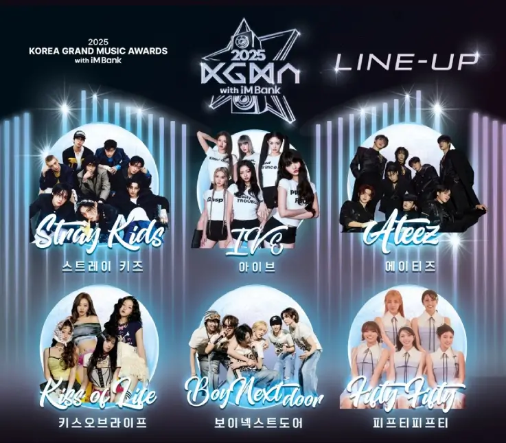 2025 KGMA 1st lineup