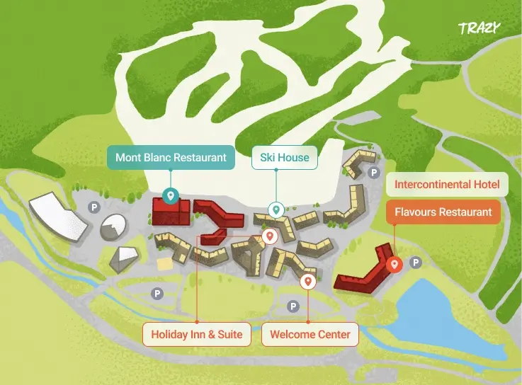 Alpensia Ski Resort Guide Map