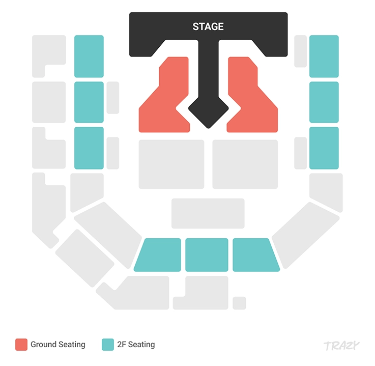 Seoul Music Awards Seating Map
