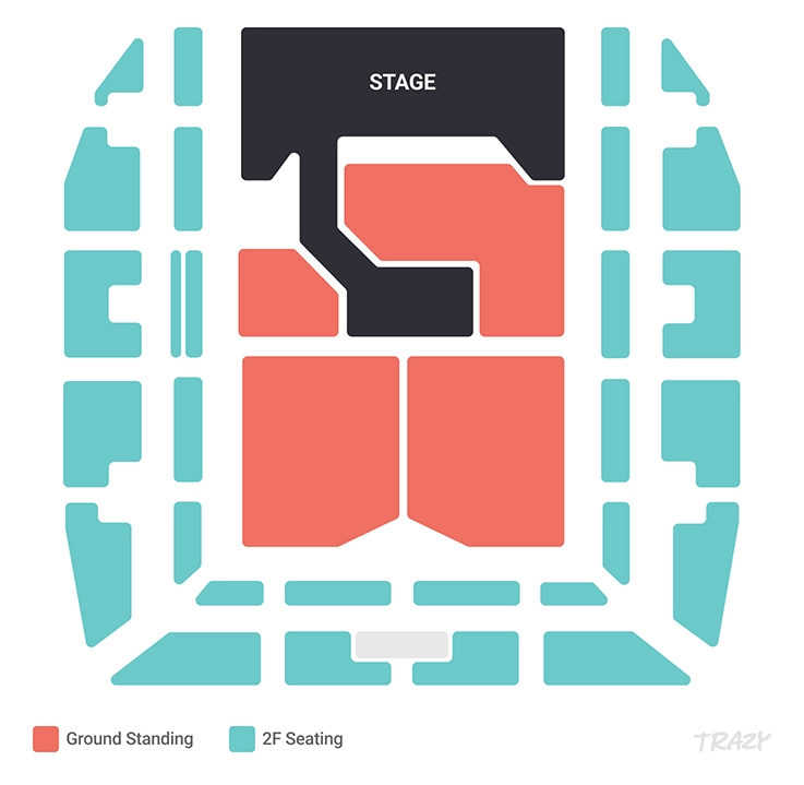 Seating map of KMA