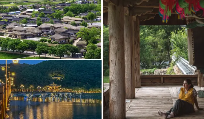 Andong 2D1N Tour from Daegu & Andong: Hahoe Folk Village & UNESCO-listed Bongjeongsa Templestay