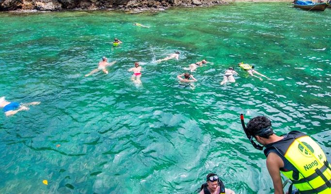 Krabi 4 Islands 1 Day Tour By Speed Boat (+Lunch/Snorkeling) - from Krabi