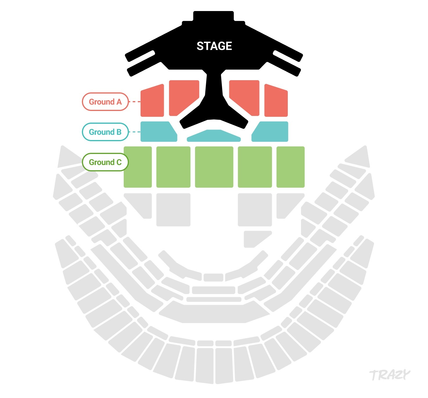 MMA seating map