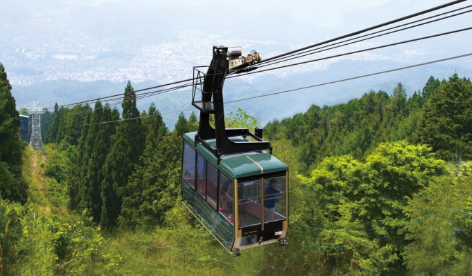 Eizan Cable Car & Ropeway One-way Ticket