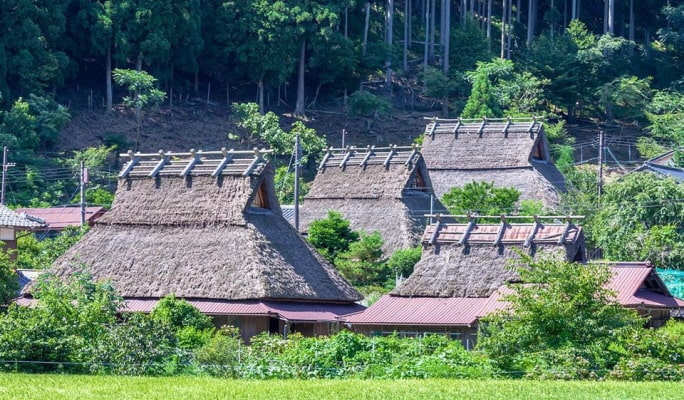 Kyoto Ine Funaya & Amanohashidate & Miyama Village 1 Day Tour from Osaka
