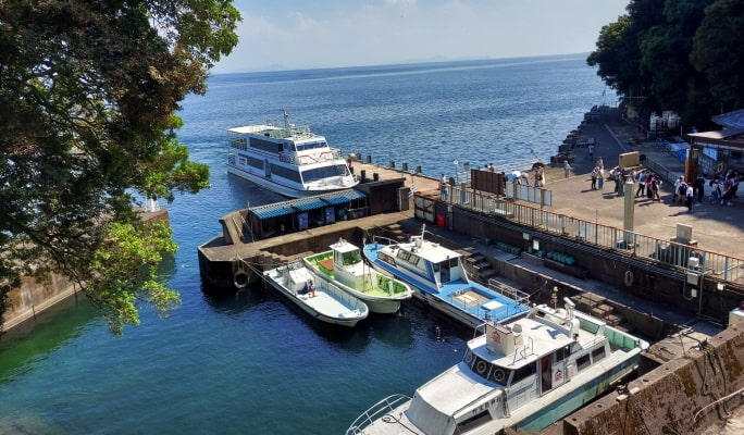 Shiga Chikubu Island Cruise Nagahama Route Ticket
