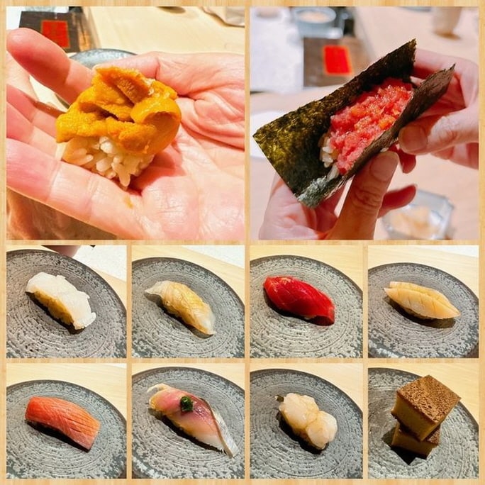 Edomae Sushi Course in Osaka