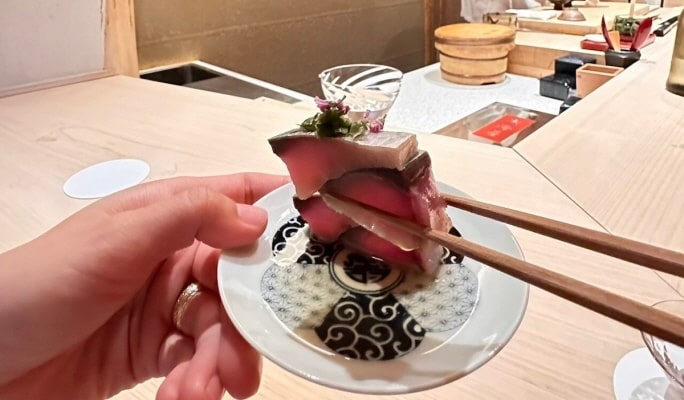 Edomae Sushi Course in Osaka