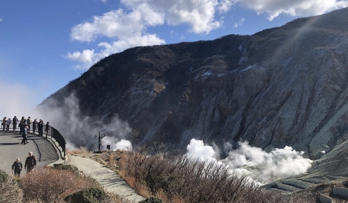 Hakone Lake Ashi Cruise & Owakudani & Outlet/ Onsen 1-Day Tour from Tokyo