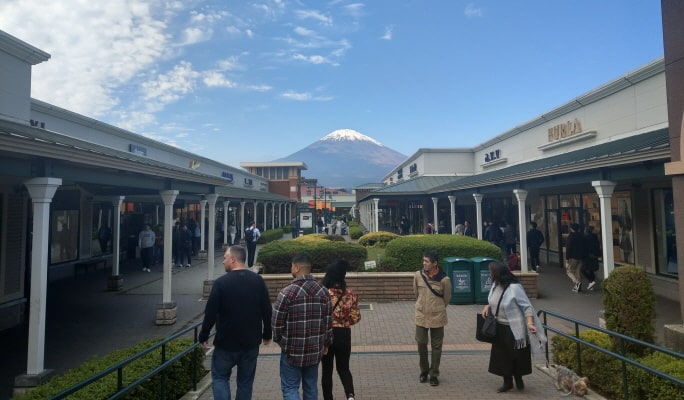 Mt. Fuji Panoramic View & Outlet/ Onsen  1-Day Tour from Tokyo