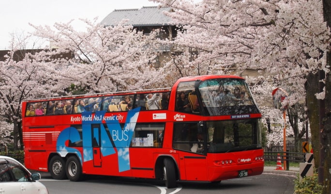 Kyoto Sky Hop Bus Ticket (1 or 2-Day Pass)