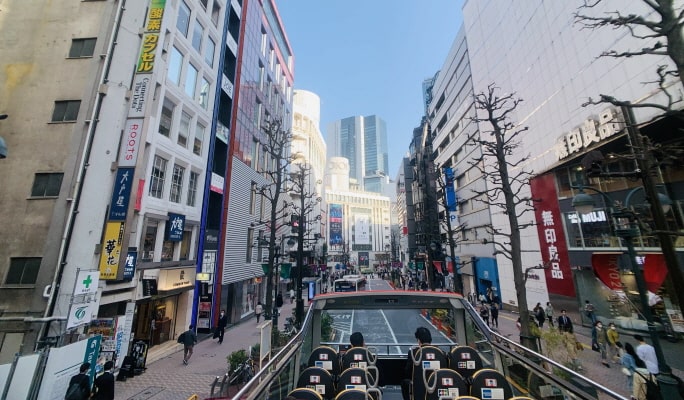 Tokyo Sky Hop Bus Ticket (1 or 2-Day Pass)