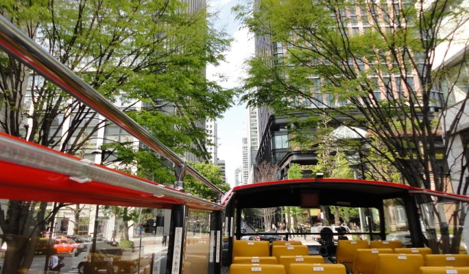 Tokyo Sky Hop Bus Ticket (1 or 2-Day Pass)