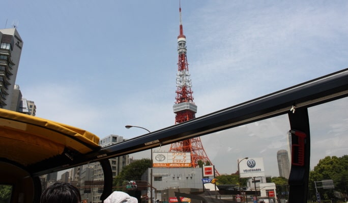 Tokyo Sky Hop Bus Ticket (1 or 2-Day Pass)