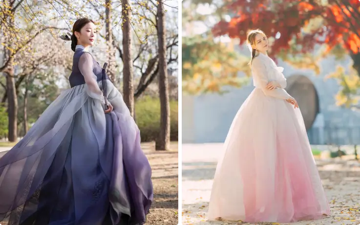 Ejemplos de hanbok obra maestra