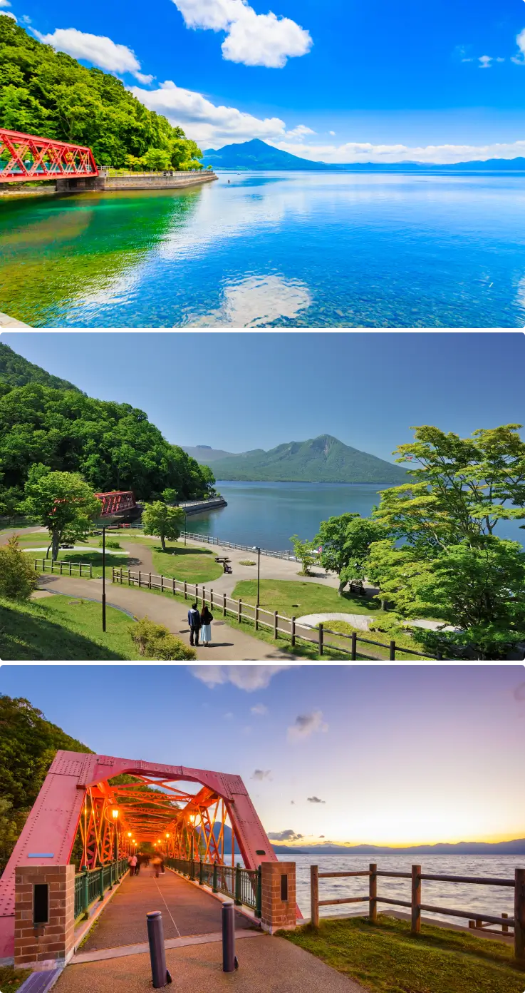 Scenery of Lake Shikotsu