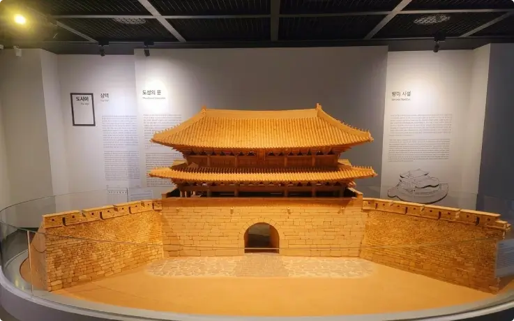 Exhibits at the Seoul City Wall Museum