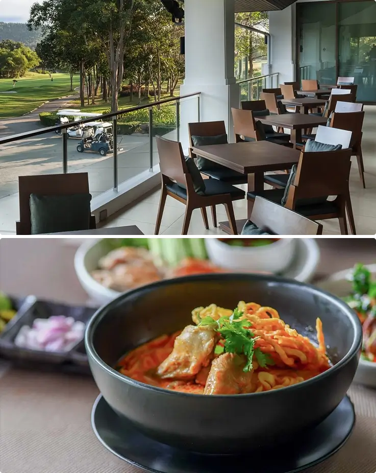 Clubhouse Restaurant at Alpine Golf Resort Chiang Mai