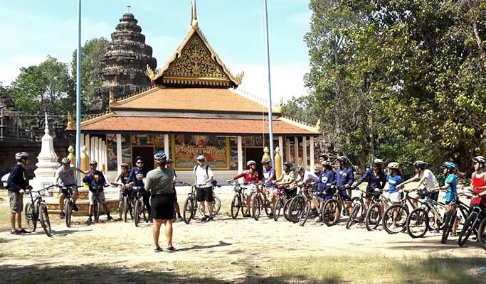 Angkor 3 Temples + Preah Khan + Ta Nei 1 Day Bicycle Tour