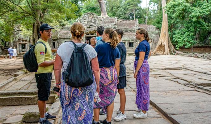 Angkor 3 Temples + Preah Khan Sunrise & Bike Tour (Half Day)