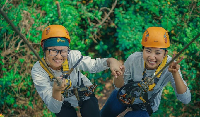Zipline Adventure near Angkor Wat