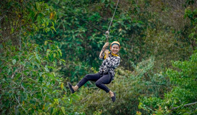 Zipline Adventure near Angkor Wat