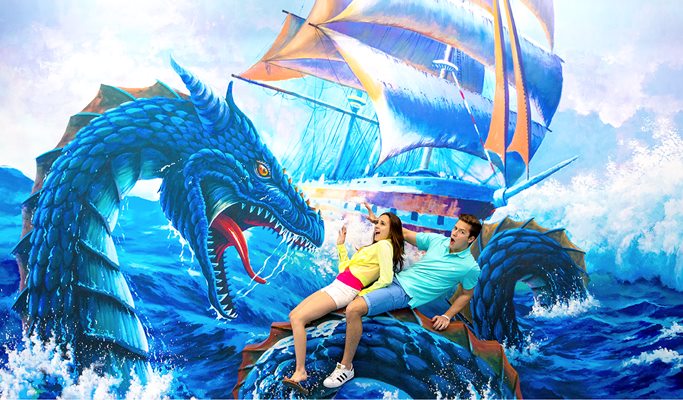 普吉島布吉水族館（Aquaria Aquarium）＋AR特麗愛博物館（ Trick Eye Museum）組合優惠票