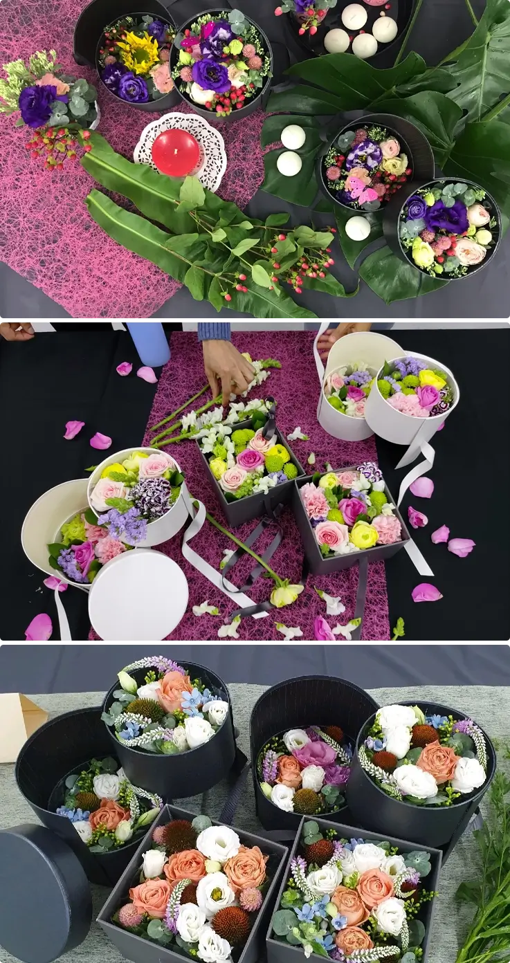 Floral design class at AT Center Yangjae Flower Market