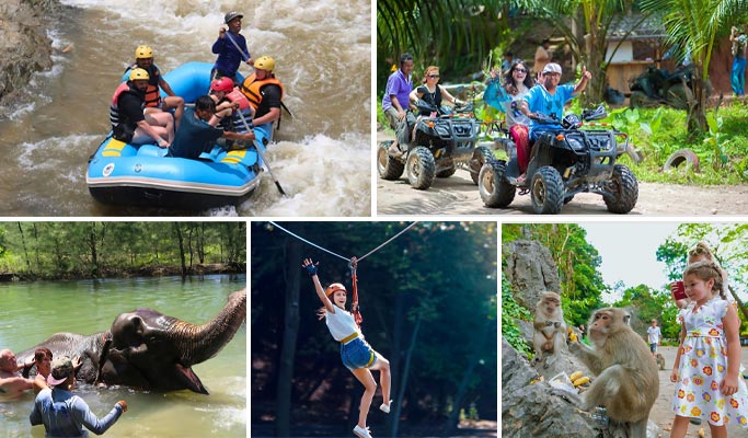 Phuket Whitewater Rafting, ATV, Zipline & more (+ Hotel Transfer ...