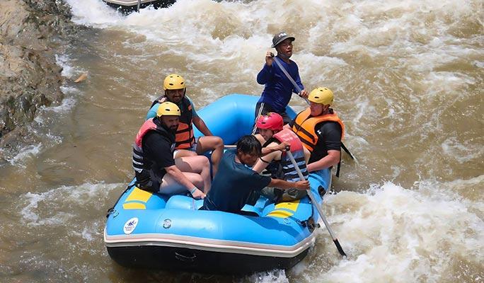 Phuket Whitewater Rafting + ATV + Zipline + Waterfall + Monkey Cave + Elephant Bathing (+ Hotel Transfer)