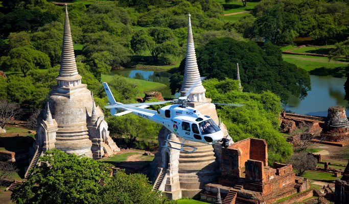 Ayutthaya Private Helicopter Tour - from Bangkok