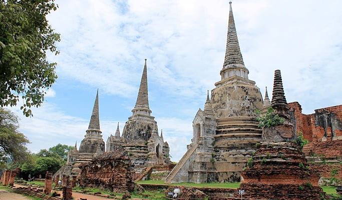 Ayutthaya 1 Day Tour by Coach and Cruise (+ Lunch) - from Bangkok