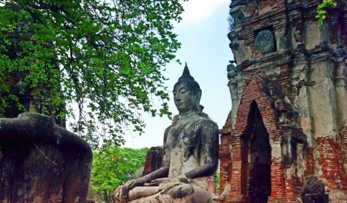 Ayutthaya & Damnoen Saduak Floating Market 1 Day Tour - from Bangkok