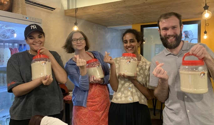 Make Your Own Traditional Fruit Makgeolli in Seoul