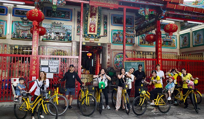 Bangkok by Bike Half Day Tour (Morning/Afternoon/Night)