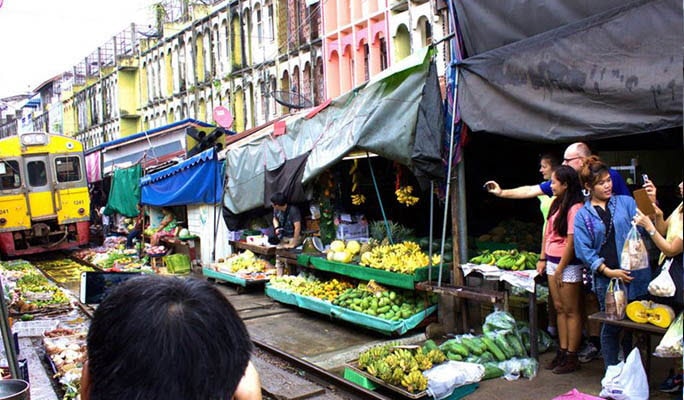 Trains & Tree Temples: Floating Market + Railway Market + Mangrove Forest (Samut Songkhram)