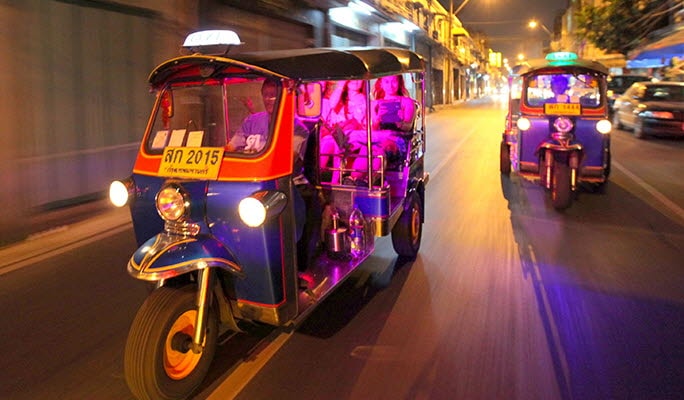 Bangkok Tuk-tuk Night Tour (Join-in/Private)