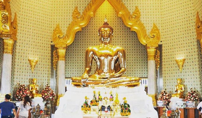 Bangkok Half Day Temple Tour (Wat Pho + Wat Traimit + Marble Temple option) (+ Hotel Transfer)