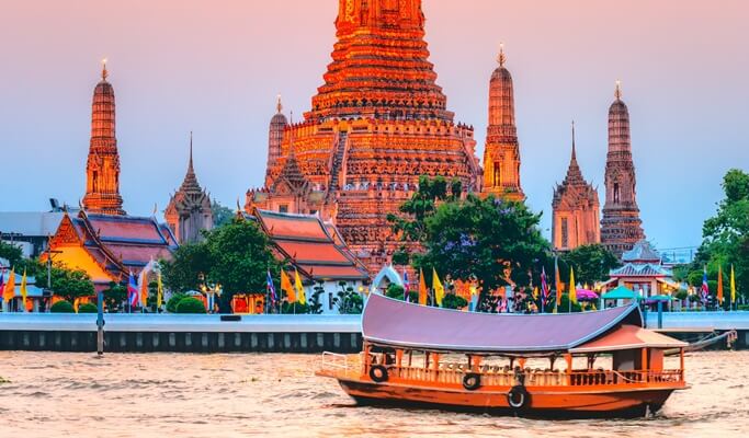 Bangkok Temples 1 Day Walking Tour: Wat Arun + Wat Pho + Grand Palace + Wat Traimit (Join-in/Private)