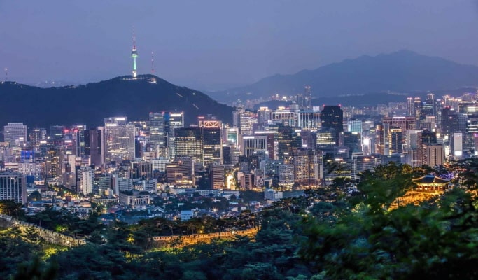 Seoul Night View Small Group Half Day Tour with Gwangjang Market Visit