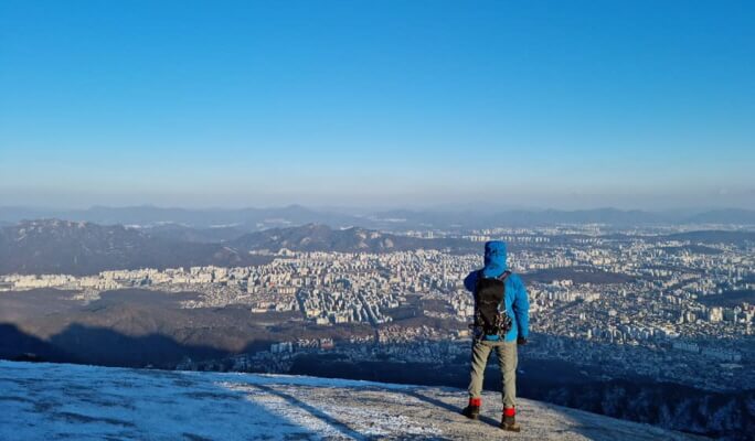 [Trazy Local Host] Bukhansan National Park (Baegundae Peak) Winter Hiking Tour
