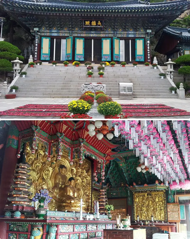 Seunggasa Temple, an old Buddhist templed in the middle of the Bukhansan National Park.