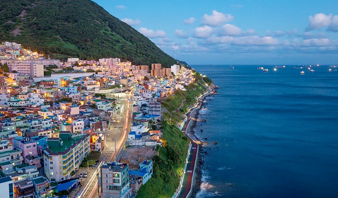 Spring Special: Busan Daejeo Ecological Park Canola Flower Festival + Janglim Harbor + Huinnyeoul Cultural Village (Morning/Afternoon) Tour - From Busan (Apr 2~18)