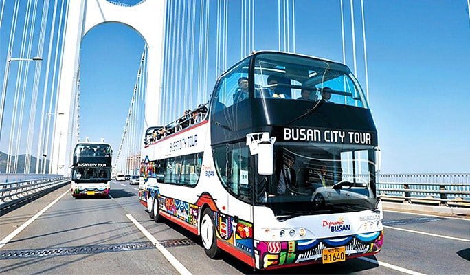 busan city tour jumbo bus