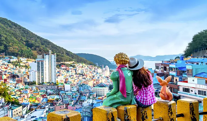Explore 9 Busan Highlights in 1 Day (+ Beach Train/ Sky Capsule option)