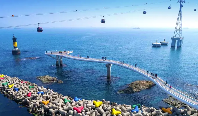 Explore 9 Busan Highlights in 1 Day (+ Beach Train/ Sky Capsule option)