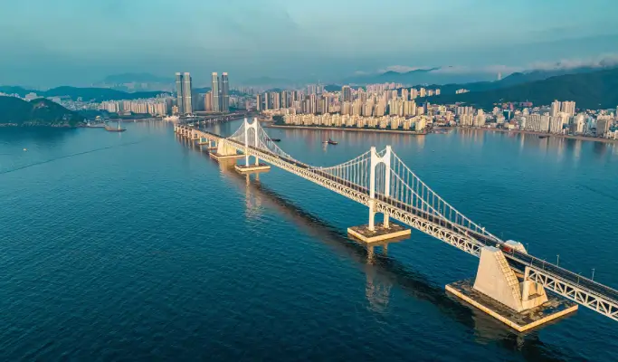Explore 9 Busan Highlights in 1 Day (+ Beach Train/ Sky Capsule option)