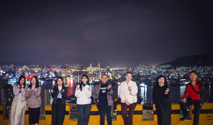 釜山夜生活與美食之旅（+ 快照選項）